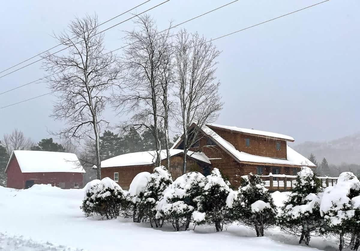 Stunning Log Cabin Getaway At The Hannu Haus Ironwood Dış mekan fotoğraf